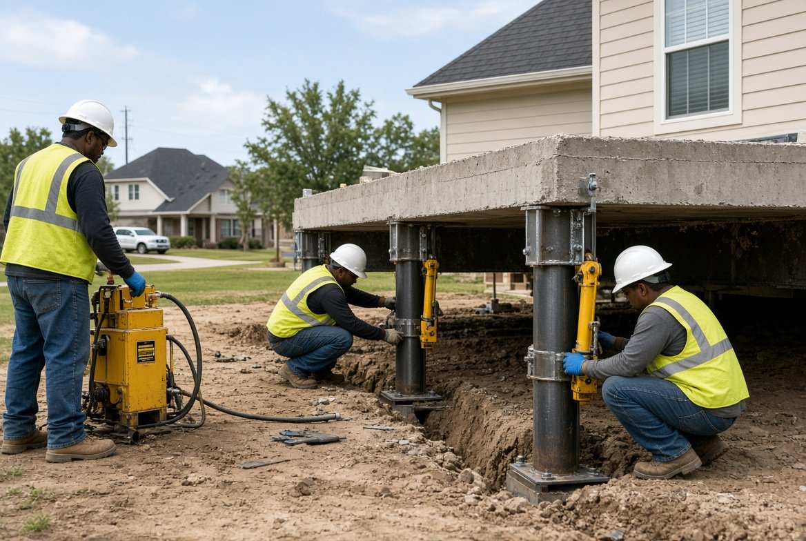 Foundation crack repair