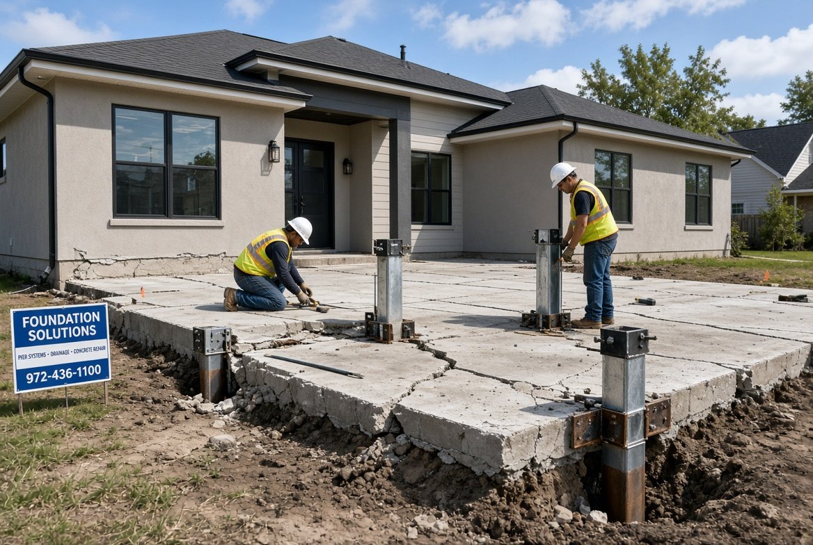 Certified foundation contractors in Lewisville